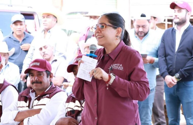 LIC. LUPITA VARGAS: “LA TRANSFORMACIÓN ES EL MOMENTO DE DECIDIR QUE QUEREMOS QUE NUESTROS HIJOS SIGAN GOZANDO DE BIENESTAR  EN ESTA DISTRITO 01″