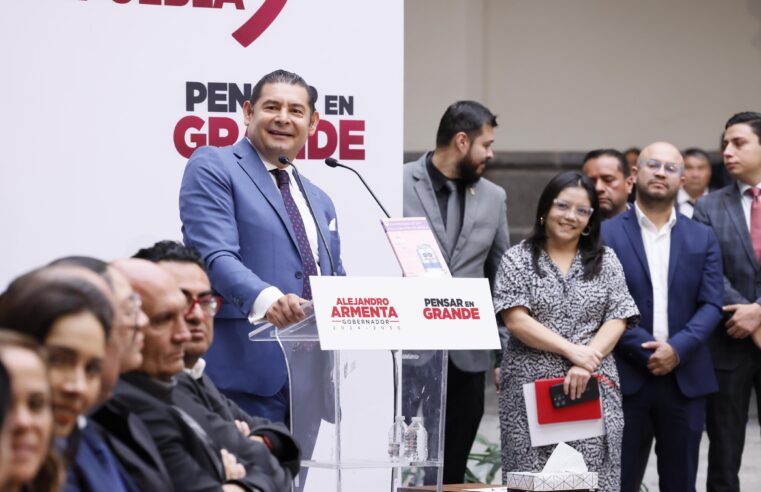 PUEBLA CONTRIBUIRÁ AL DESARROLLO CONTEMPLADO EN EL PROYECTO DE NACIÓN DE LA PRESIDENTA CLAUDIA SHEINBAUM: ALEJANDRO ARMENTA.