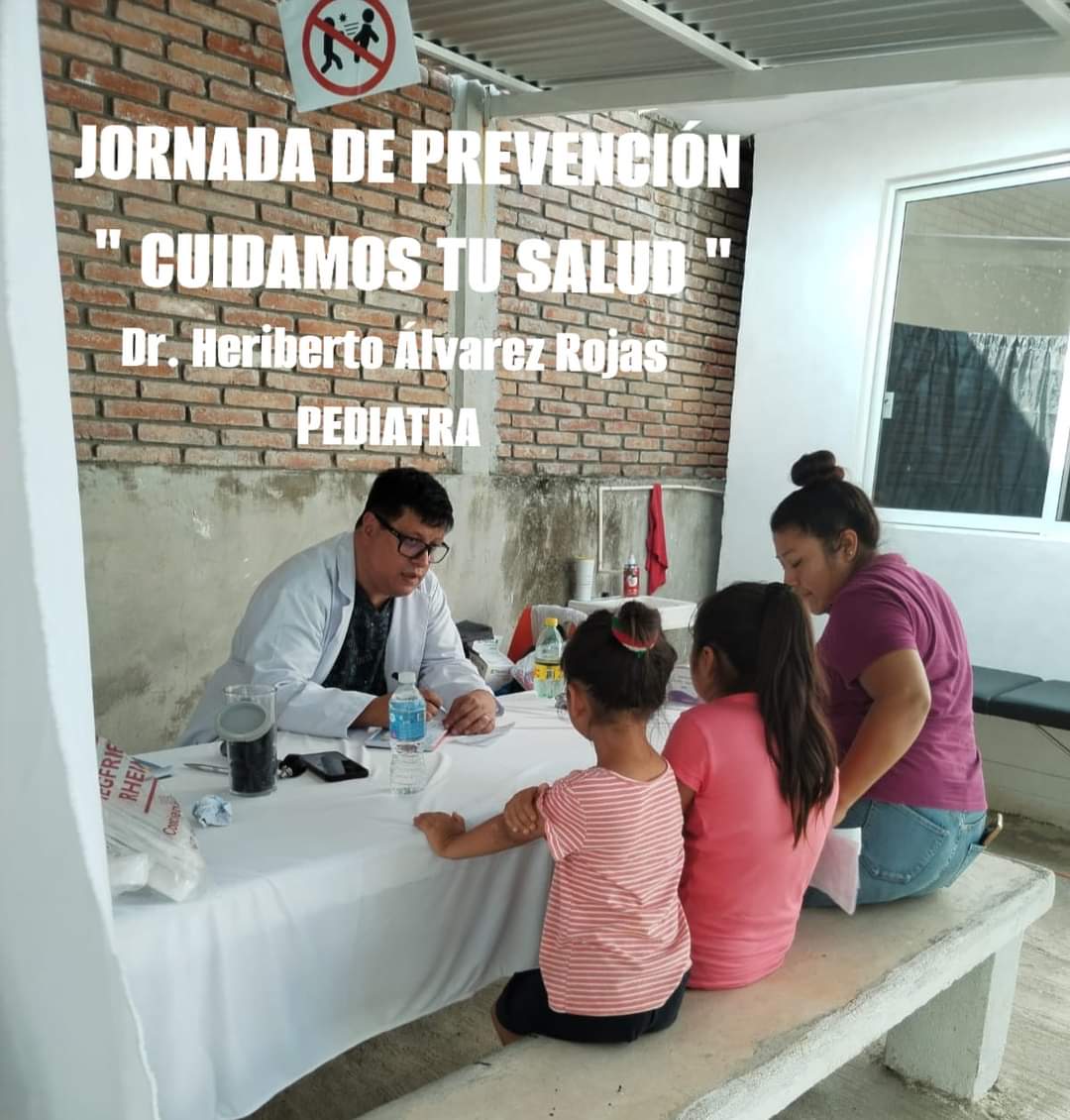 DR. HERIBERTO ÁLVAREZ ROJAS LLEVA JORNADA DE PREVENCION » CUIDAMOS TU SALUD » A LA COL. FRATERNIDAD ANTORCHISTA